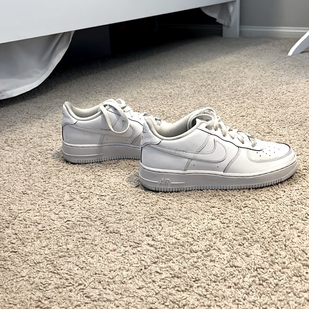 White Nike Airforces